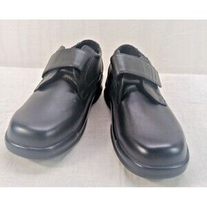 APEX Orthopedic Shoes Womens 8.5 Wide Black Double Strap 1260W Ambulator NEW